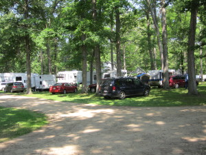Camper Area w electric, water & sewer hookups 1